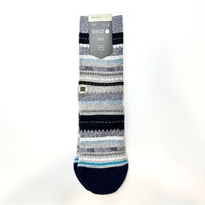 Butter Men's Casual Striped Socks - Black, Gray, and Blue